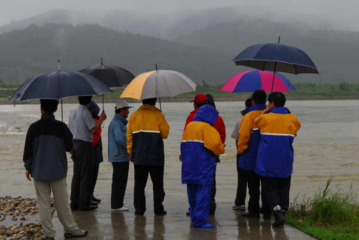 제141회 임시회 수해지역 현장방문