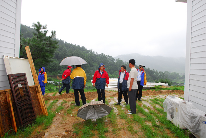 제141회 임시회 수해지역 현장방문