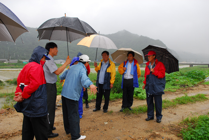 제141회 임시회 수해지역 현장방문