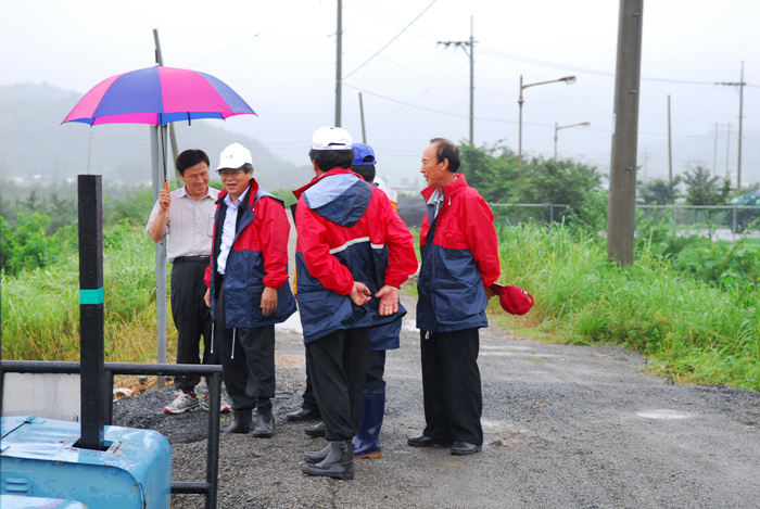제141회 임시회 수해지역 현장방문