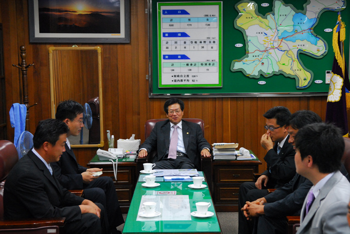 고령청년회의소(JC) 의장 감사패 전달