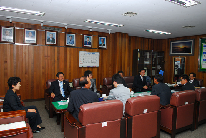 고령청년회의소(JC) 의장 감사패 전달