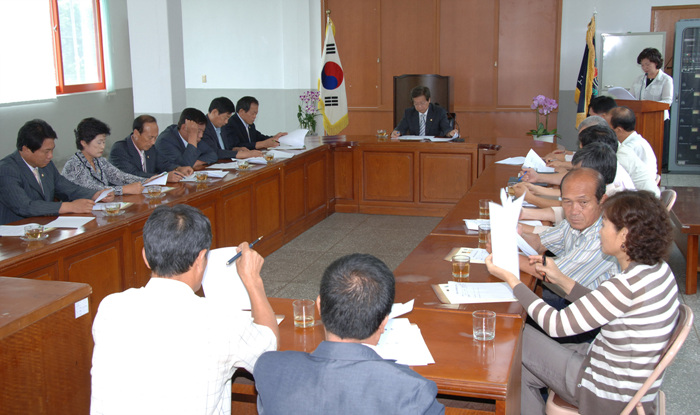 제142회 임시회 현장방문(덕곡면사무소)