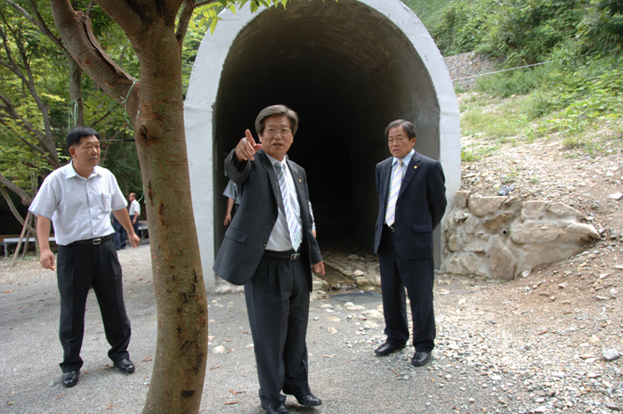 제142회 임시회 현장방문(옥계 청소년야영장)