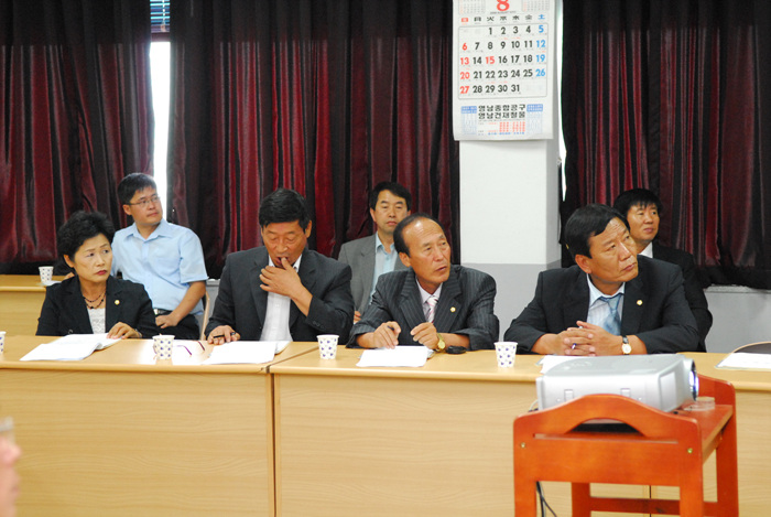 제142회 임시회 현장방문(운수면사무소)