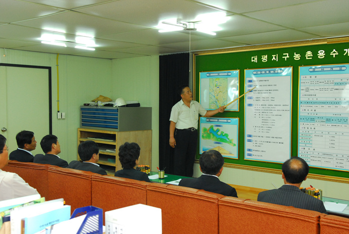 제142회 임시회 현장방문(대평지구 농업용수 개발사업 현장)