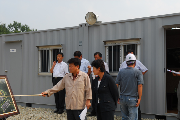 제142회 임시회 현장방문(예비군 훈련장 이전지)