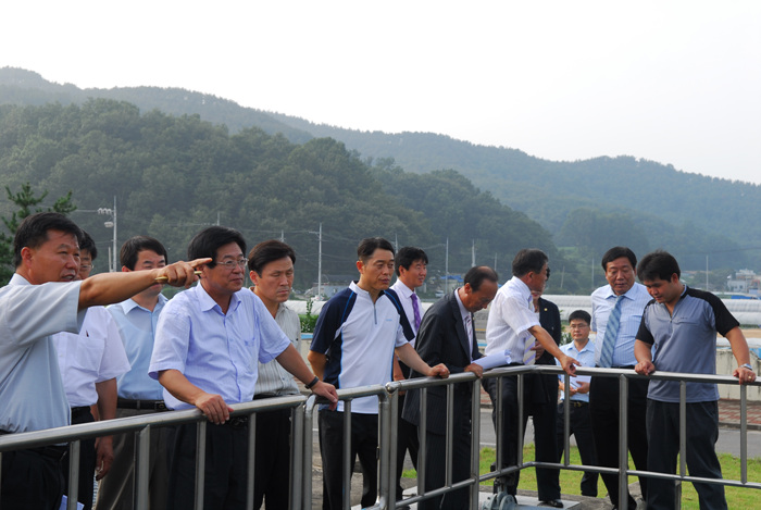 제142회 임시회 현장방문(하수종말처리장)