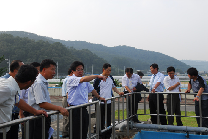 제142회 임시회 현장방문(하수종말처리장)