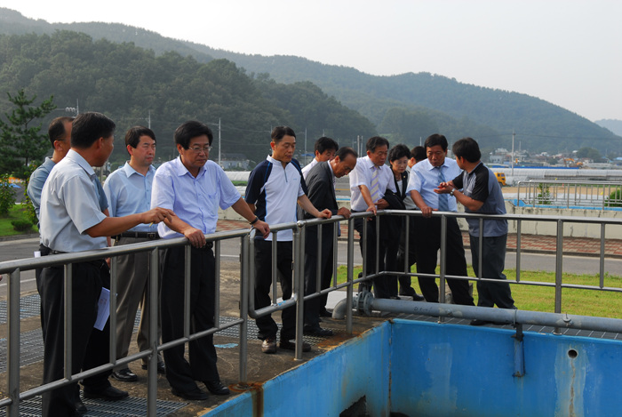 제142회 임시회 현장방문(하수종말처리장)