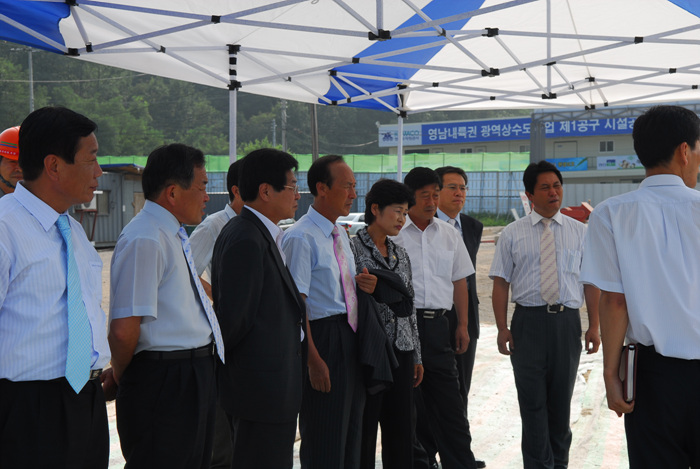 제142회 임시회 현장방문(노곡정수장 현장)