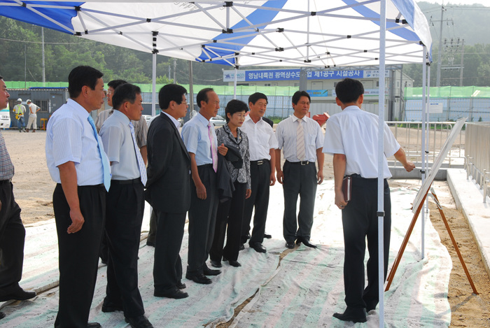 제142회 임시회 현장방문(노곡정수장 현장)