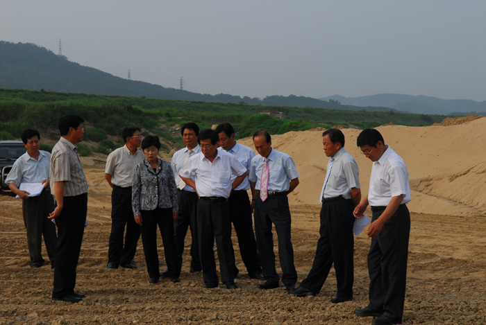제142회 임시회 현장방문(성산 무계 골재장)