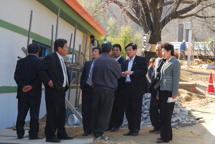 주요사업장 현장방문 - 대가야 교육원 리모델링 공사현장