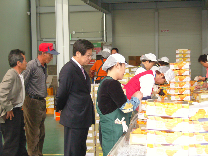 경북의장협의회 참석(성주농산물 유통센터·선별장 방문)