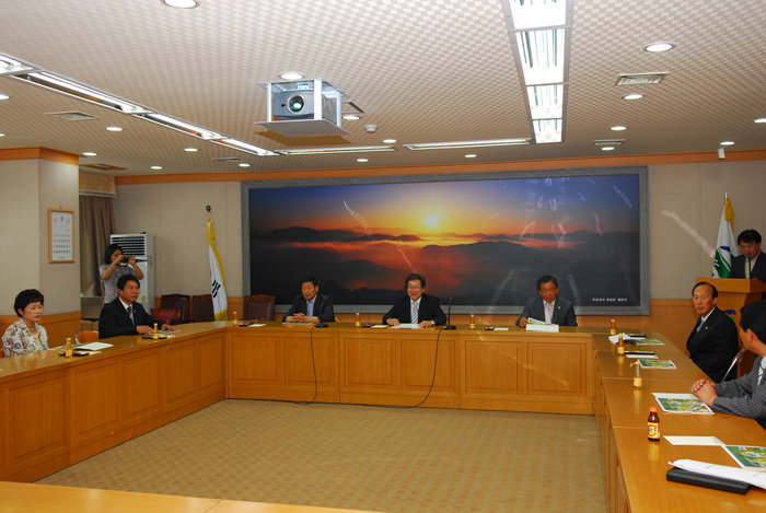 농촌체험특구 설명회 참석