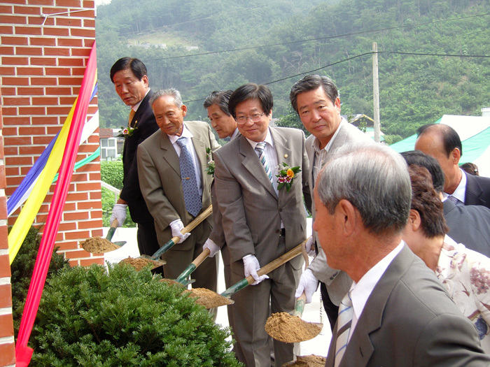 성산면 사부1리 마을회관 준공식 참석