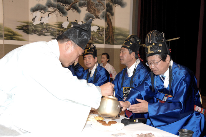 2007년 기로연 재현행사 참석