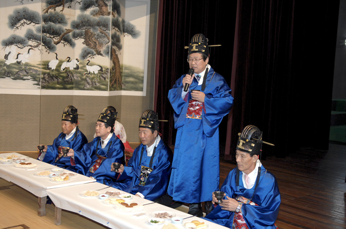 2007년 기로연 재현행사 참석