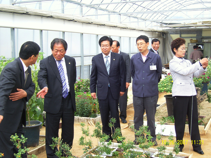 달성군 농업기술센터 시설 견학