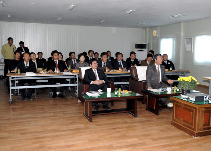 사문진교 가설공사 현장방문