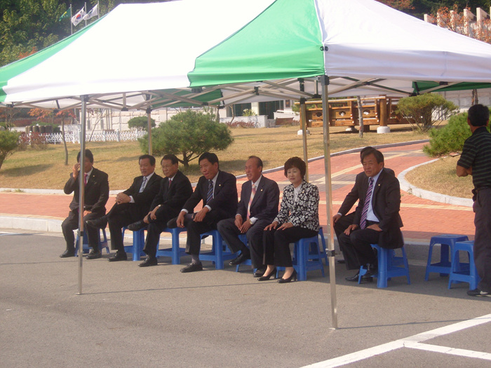 경상북도 풍물축제 참가자 연습 참관