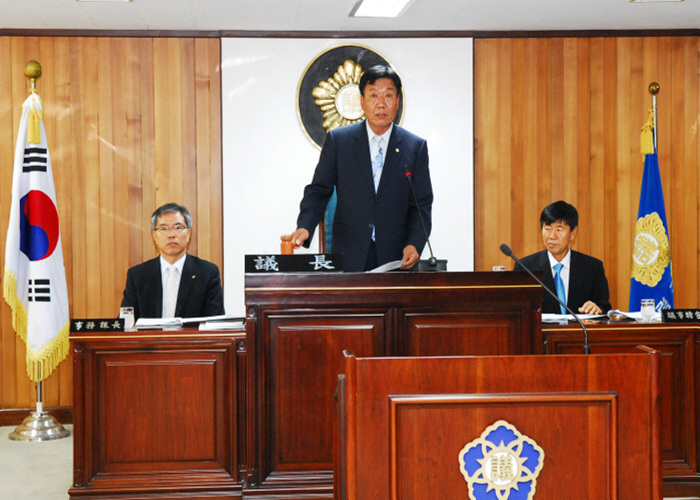 고령군의회 제168회 임시회 개회