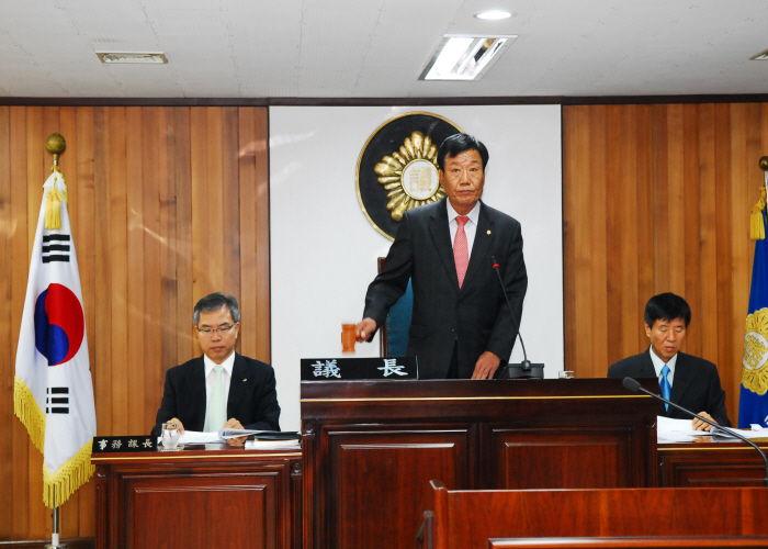 제171회 고령군의회 임시회 개회