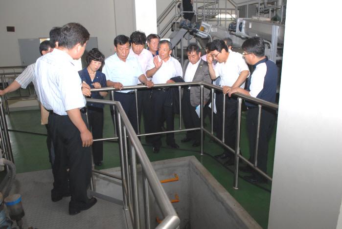 우수 가축분뇨공공처리시설 현장방문