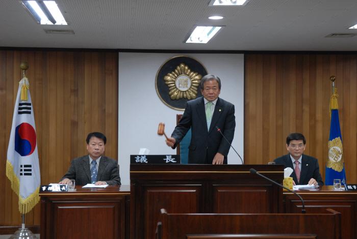 제2차 정례회 개회 (11.22. ~ 12. 21.)