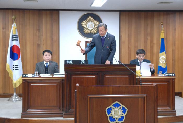 제183회 고령군의회 임시회 개회 - 주요 업무보고