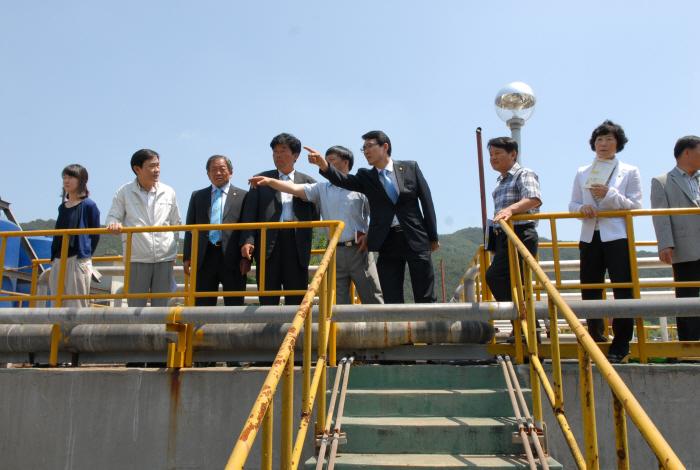 개진 지방산업단지 폐수처리장 방문