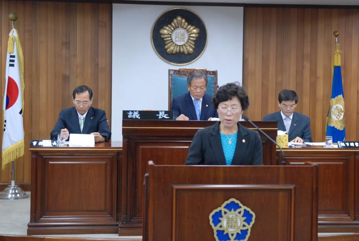 김외순 의원 -  5분 자유발언