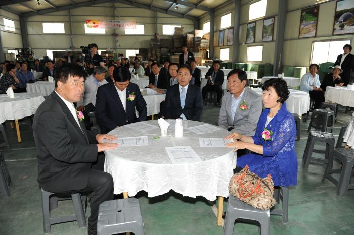 우곡그린수박 직판장 개장식 참석 