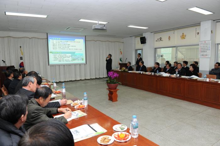  군의회 의원 읍면순회 방문(운수면) 