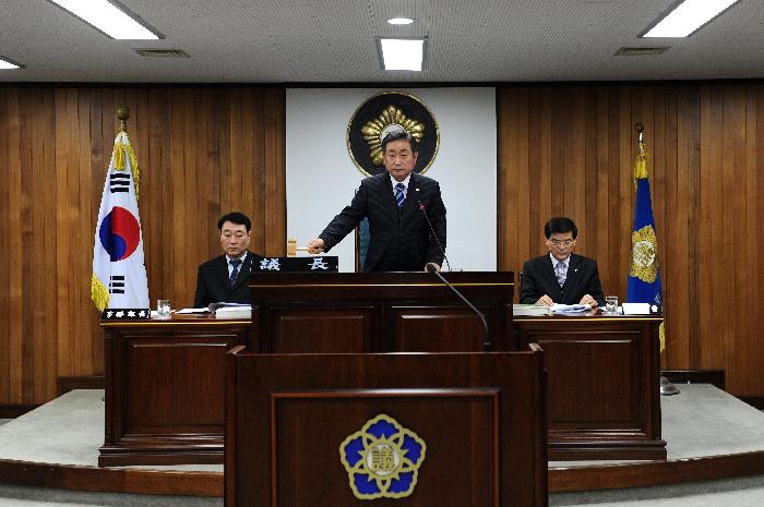 제201회 임시회 제1차 본회의 개회(7일간)