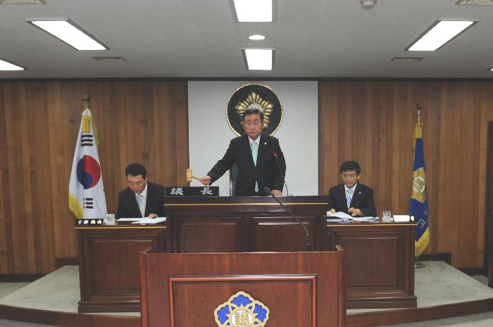 제205회 임시회 개회(5일간)