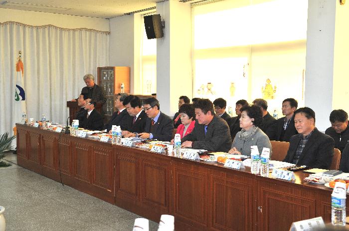 운수면 군수 순시