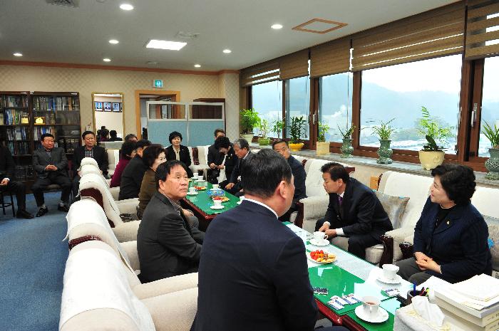 합천군 의회 고령군 방문