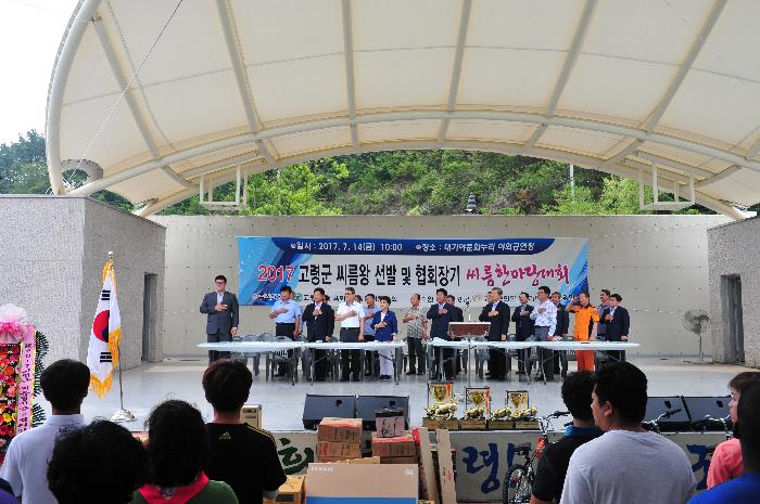 고령군 씨름왕 선발 및 협회장기 씨름대회