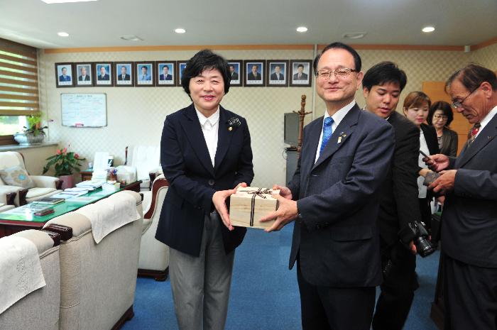 일본  타카치호정 관광협회 의회방문