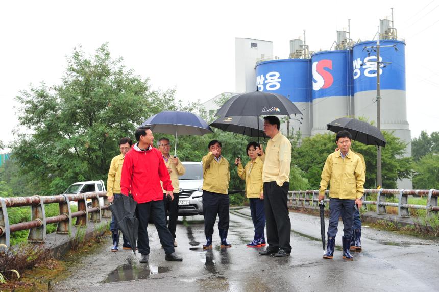 호우 피해 현장 방문