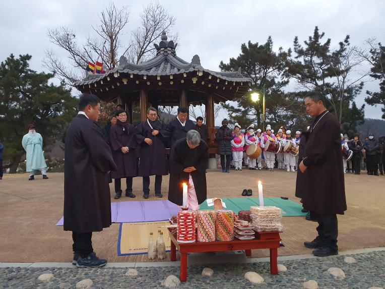 다산면 해맞이 행사 참석