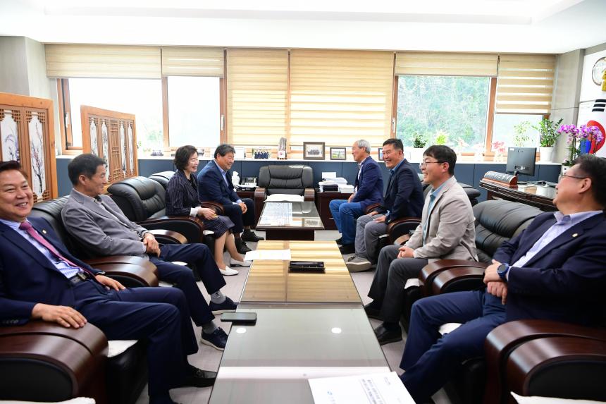 이장협의회 임원진 면담